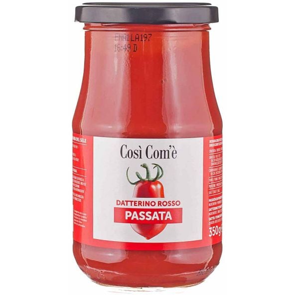 Томатне пюре Cosi' Com'e' з червоних томатів Чері Даттеріно, 350 г (11606) - фото 1