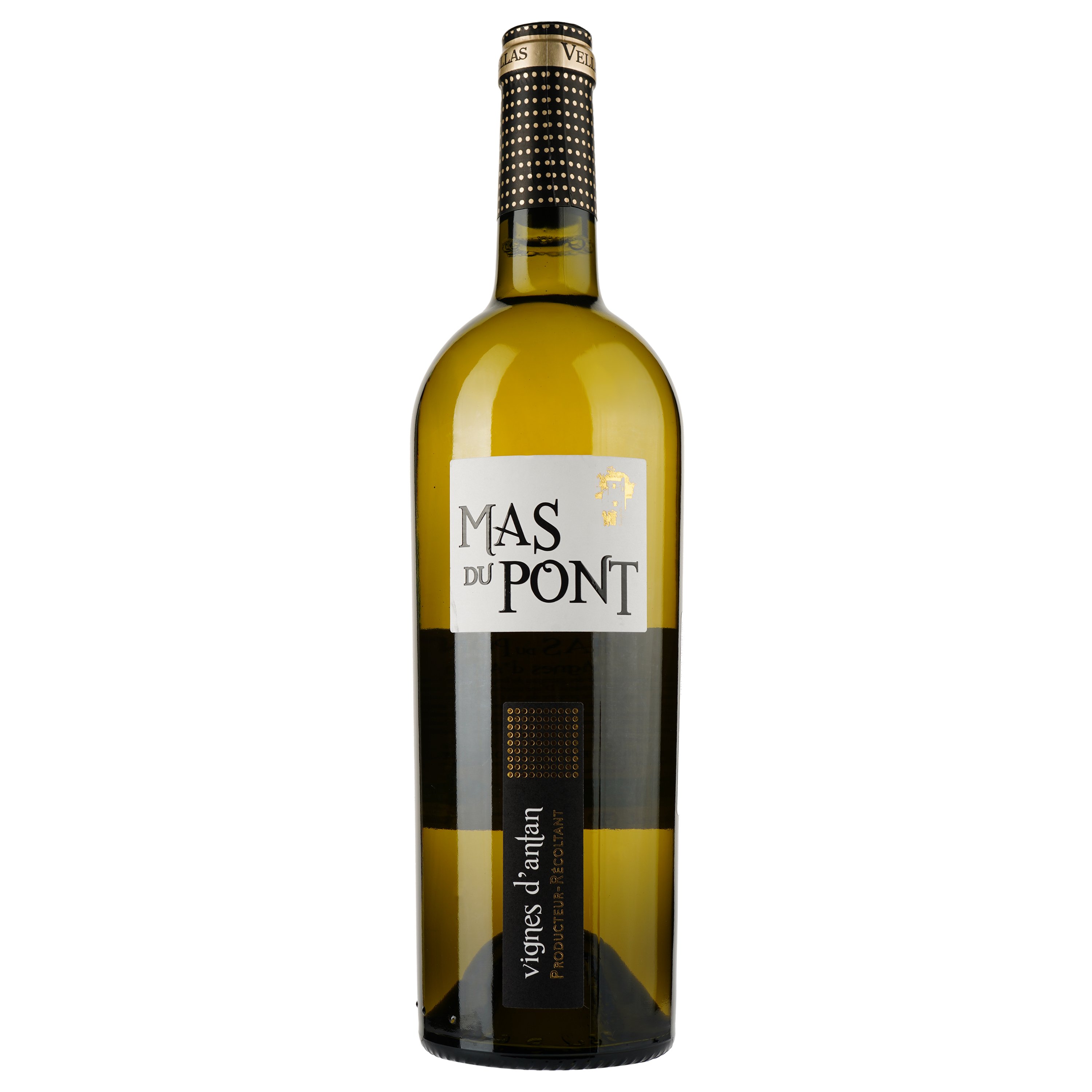 Вино Mas Du Pont Vignes d'Antan Vin de France, белое, сухое, 0,75 л - фото 1