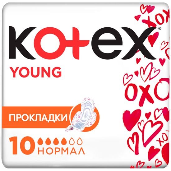 Гигиенические прокладки Kotex Young Normal 10 шт. - фото 1