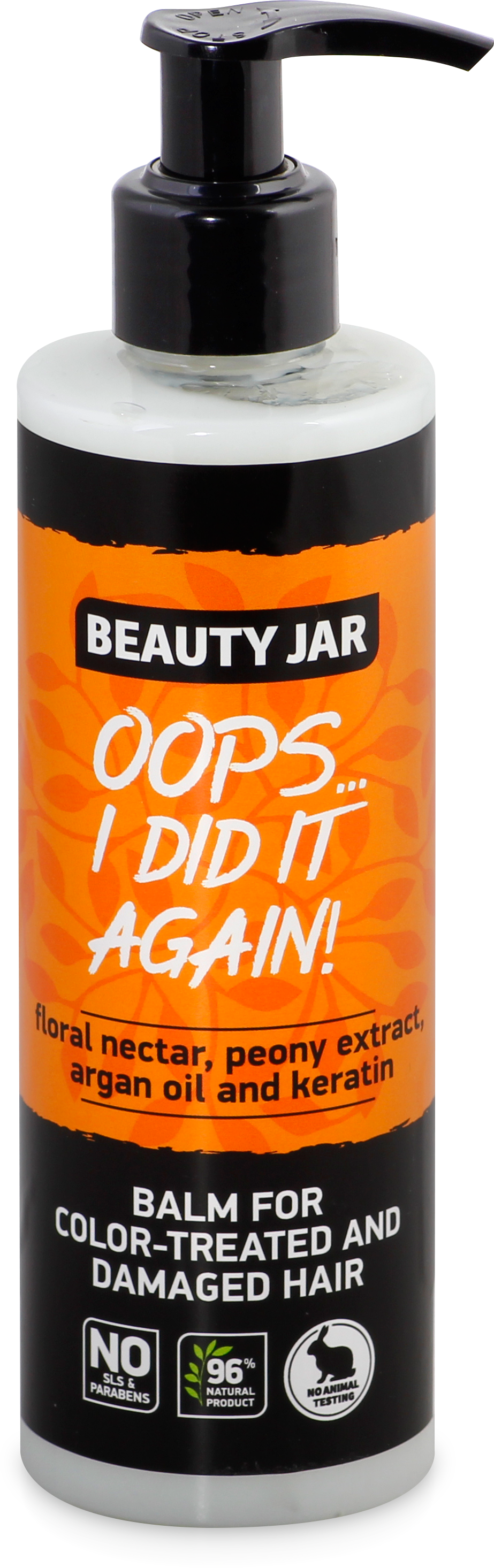 Бальзам для фарбованого та пошкодженого волосся Beauty Jar Oops...i did it again, 250 мл - фото 1
