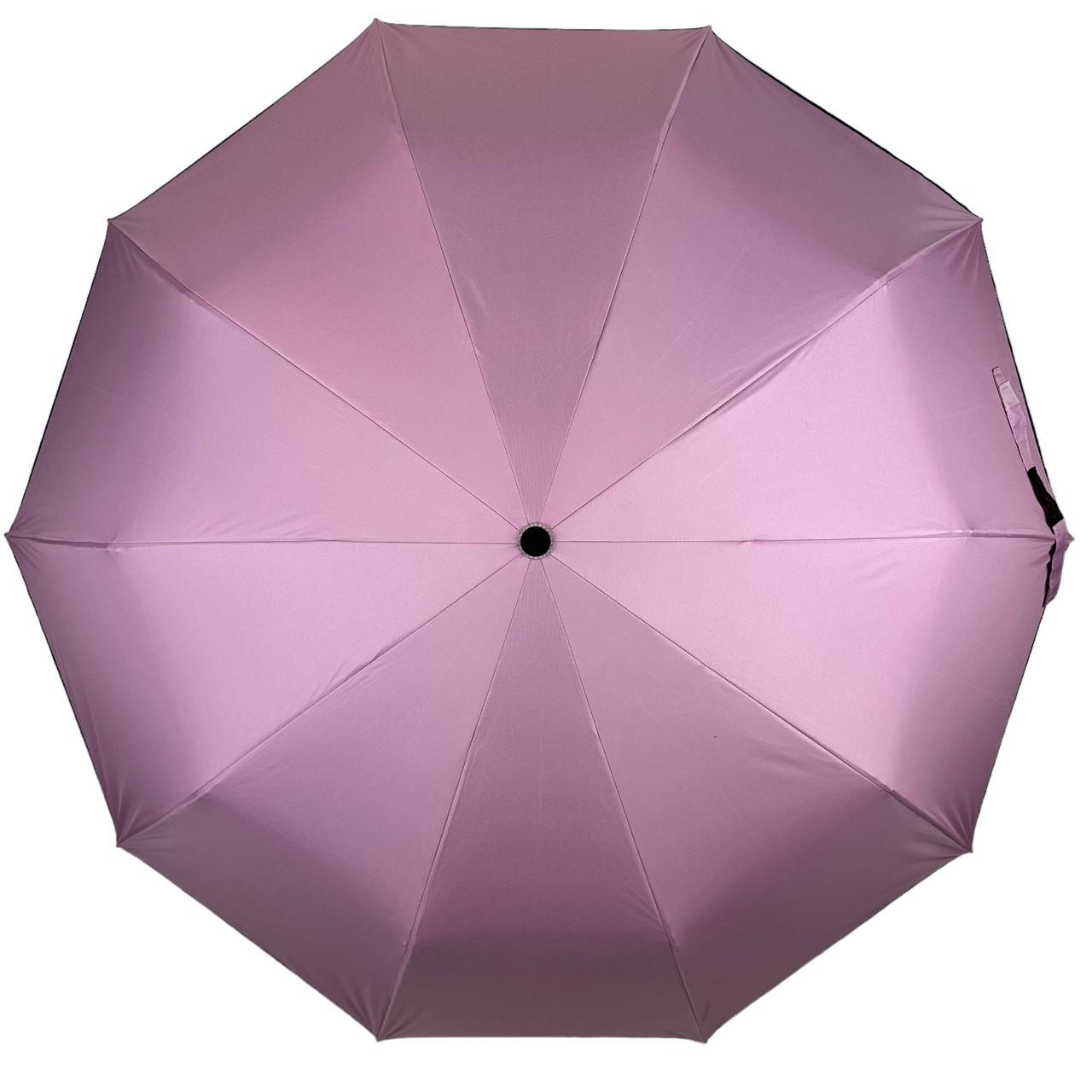 Жіноча складана парасолька напівавтомат Bellissima 102 см пудрова - фото 5