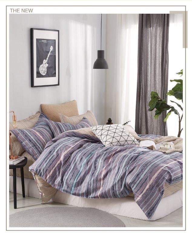 Комплект постельного белья Home Line Энгельс, бязь премиум, 220х175 см, фиолетовый (149166) - фото 1