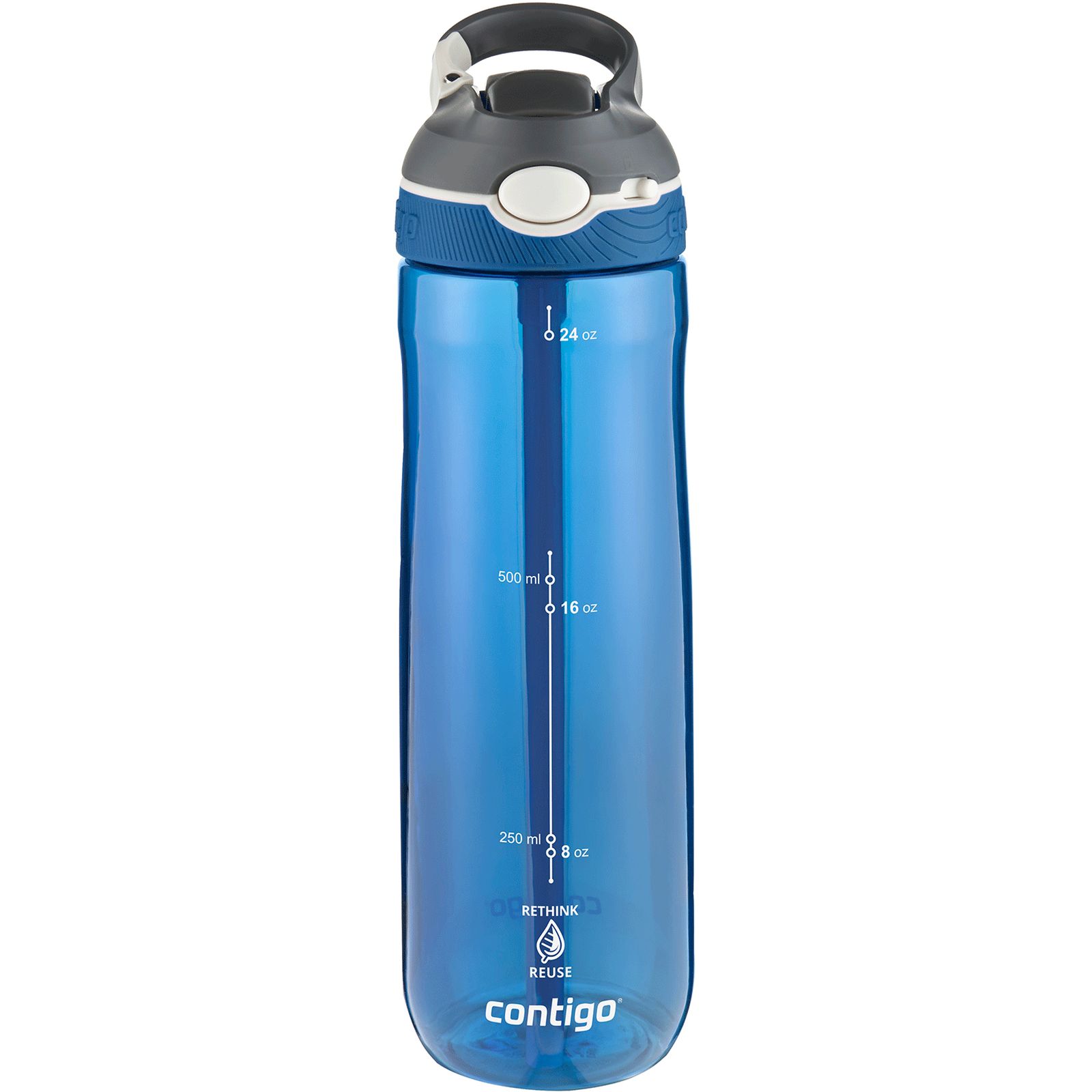 Пляшка для води Contigo Ashland спортивна синя 0.72 л (2191379) - фото 1