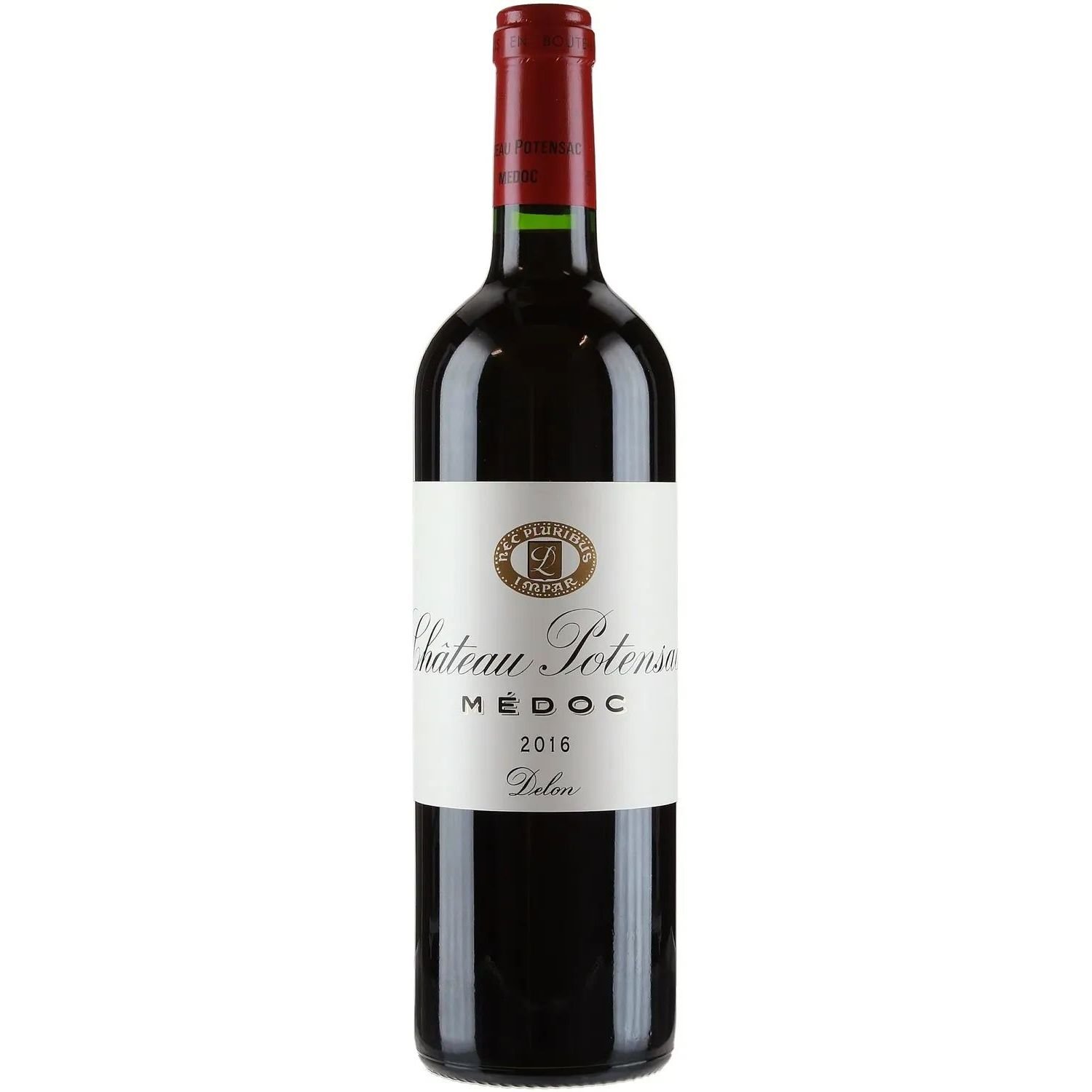 Вино Chateau Potensac Medoc Rouge 2016, красное, сухое, 0,75 л - фото 1