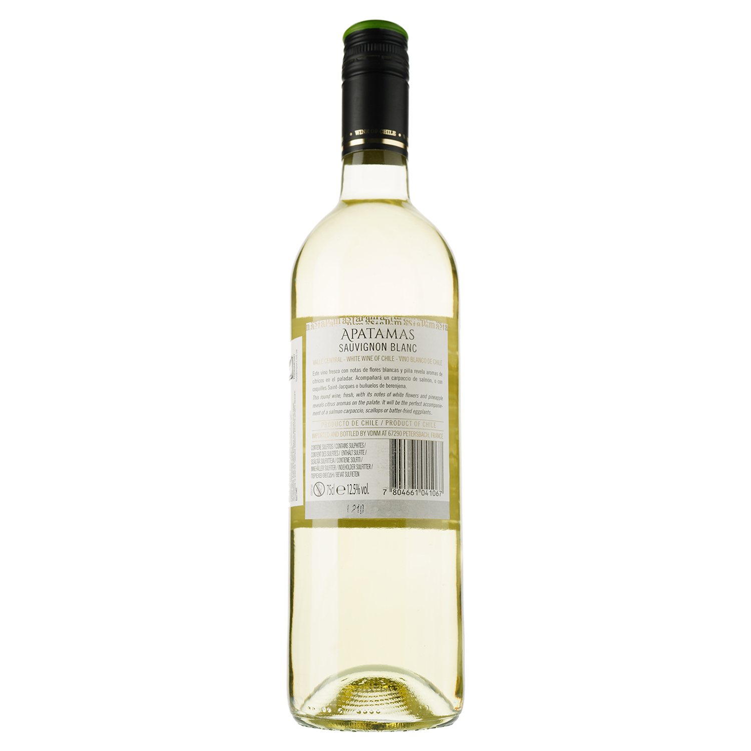 Вино Apatamas Sauvignon Blanc, белое, сухое, 0,75 л - фото 2