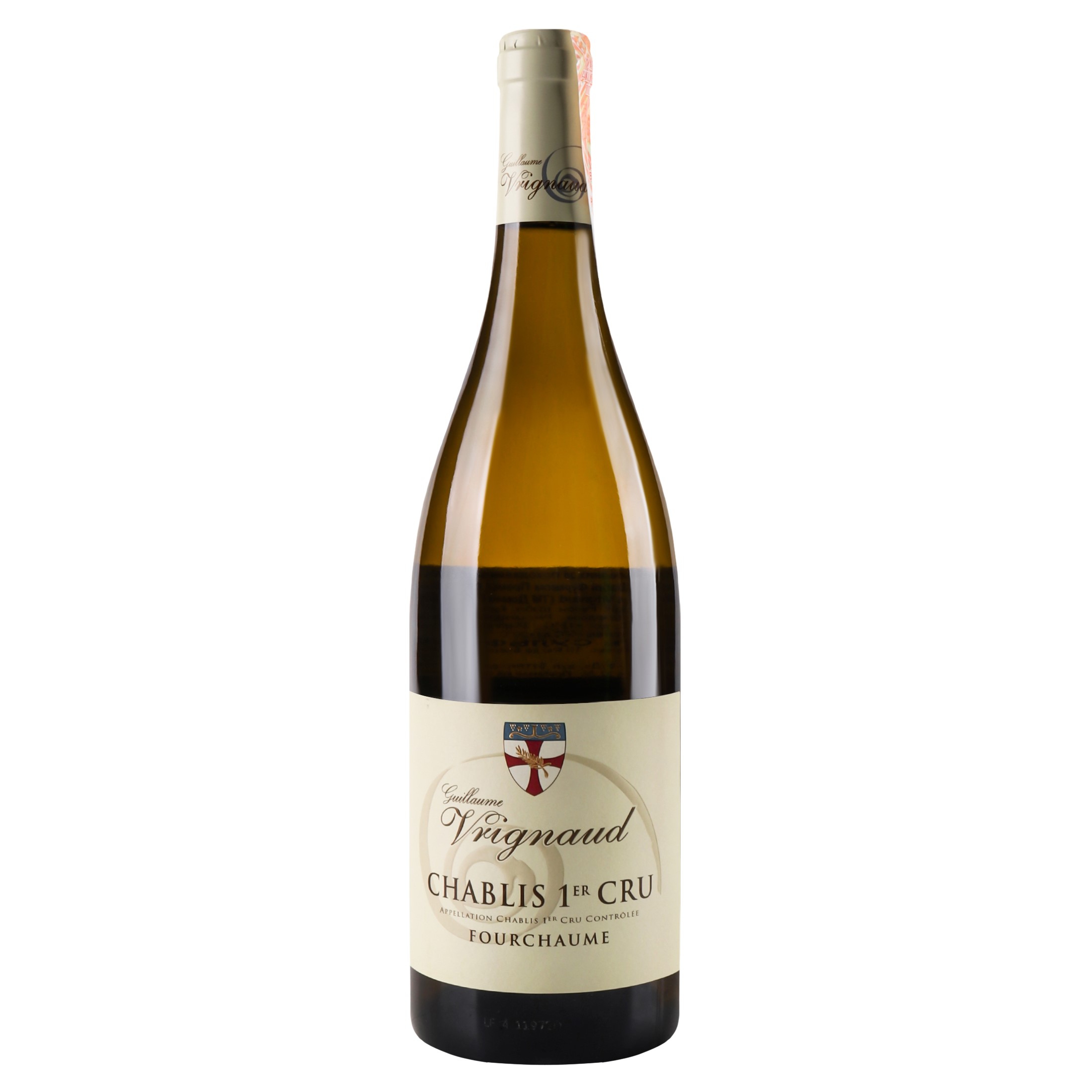 Вино Guillaume Vrignaud Chablis Premier Cru Fourchaume 2019 AOC, 13,5%, 0,75 л (740694) - фото 1