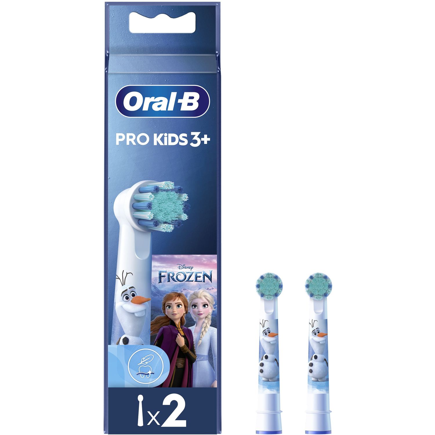 Насадки для электрической зубной щетки Оral-B Kids Холодное Сердце 2, 2 шт. - фото 1