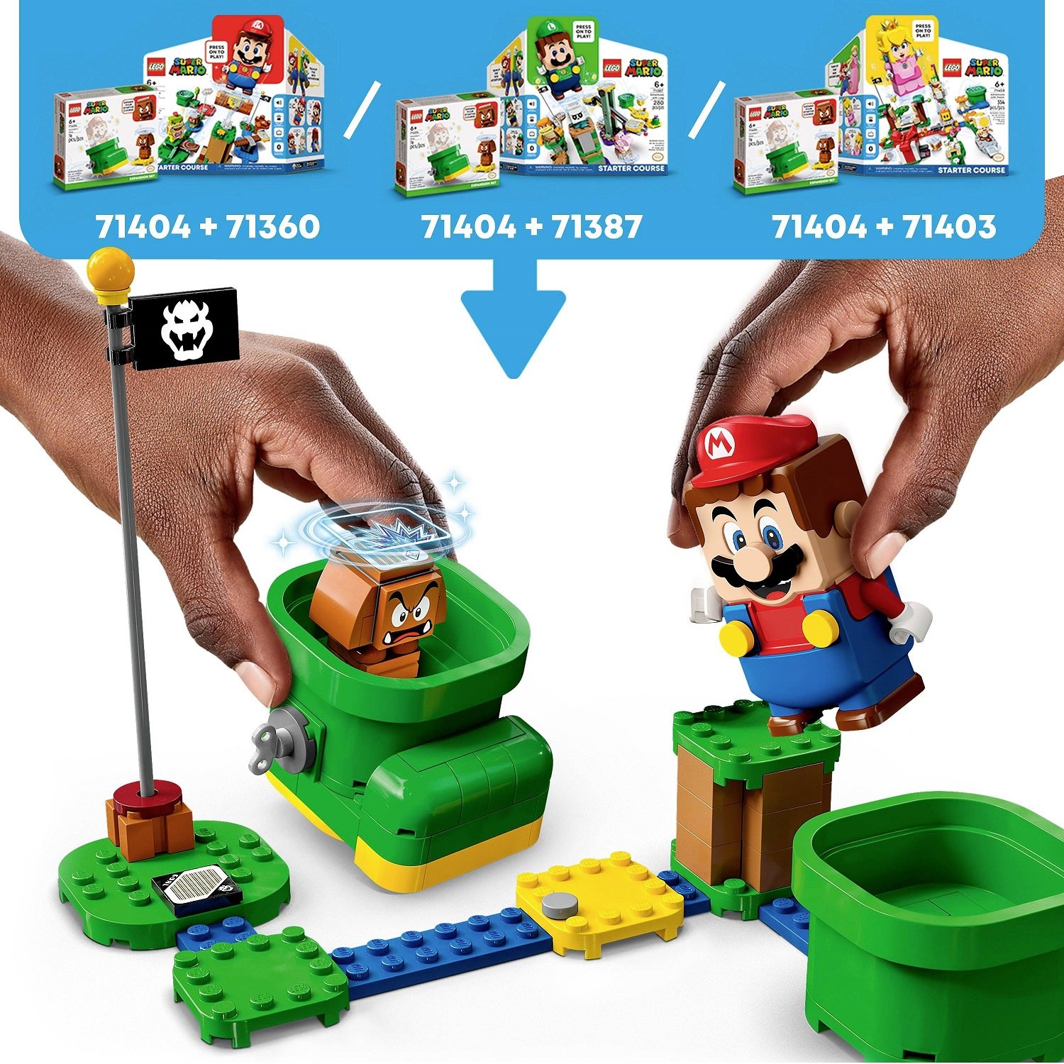 Конструктор LEGO Super Mario Дополнительный набор Ботинок Гумбы, 76 деталей (71404) - фото 7