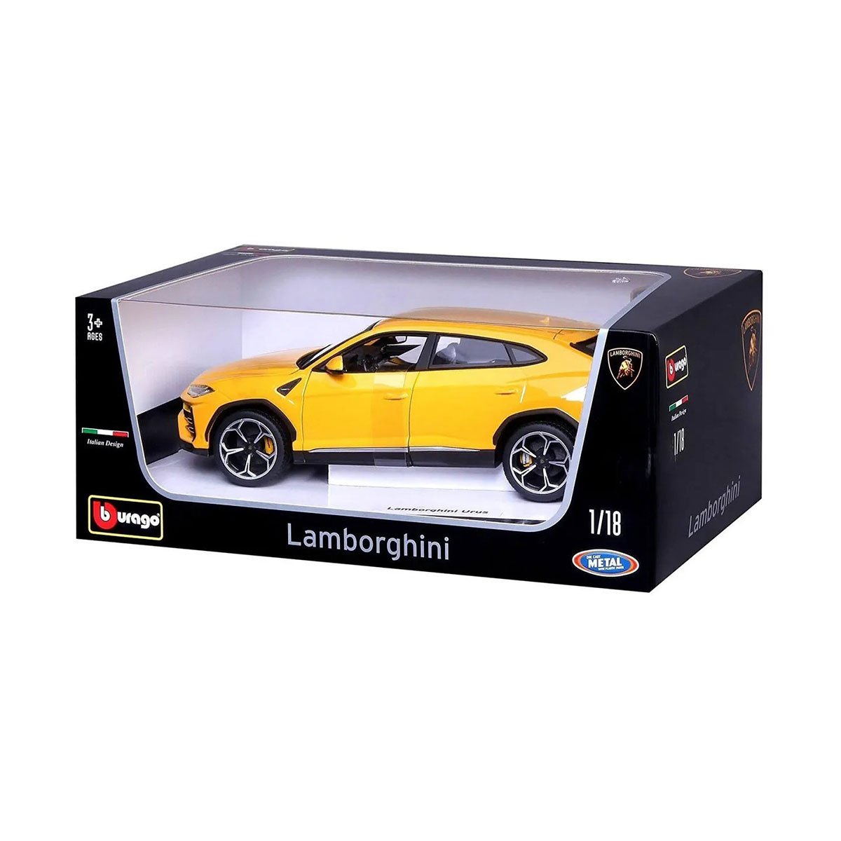 ​Автомодель Bburago Lamborghini Urus желтый (18-11042Y) - фото 10