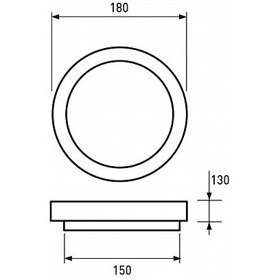 Світлодіодний світильник Eurolamp LED Downlight Е 18W 4000K круглий (LED-DLR-18/4(Е) - фото 3