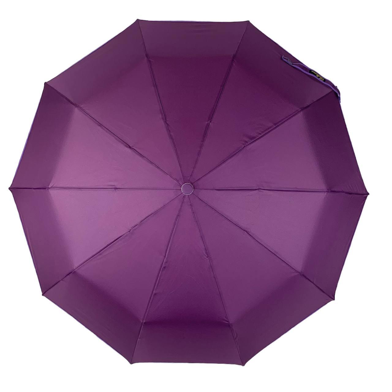 Жіноча складана парасолька напівавтомат Bellissima 98 см фіолетова - фото 2