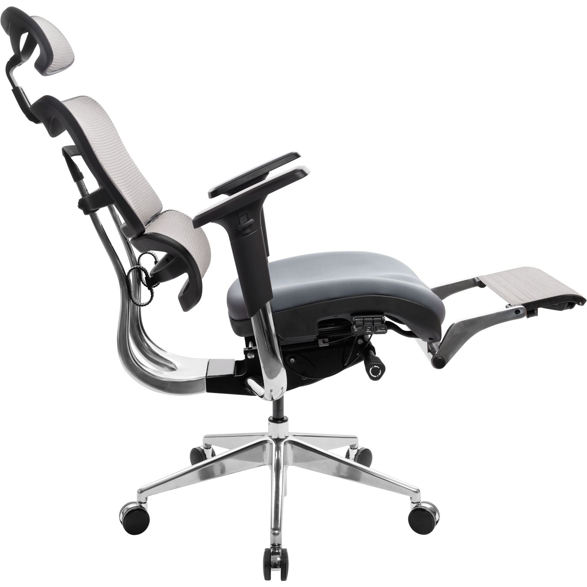 Офісне крісло GT Racer X-802L (W-20, B-40), світло-сіре (X-802L Bright Gray (W-20 B-40)) - фото 6