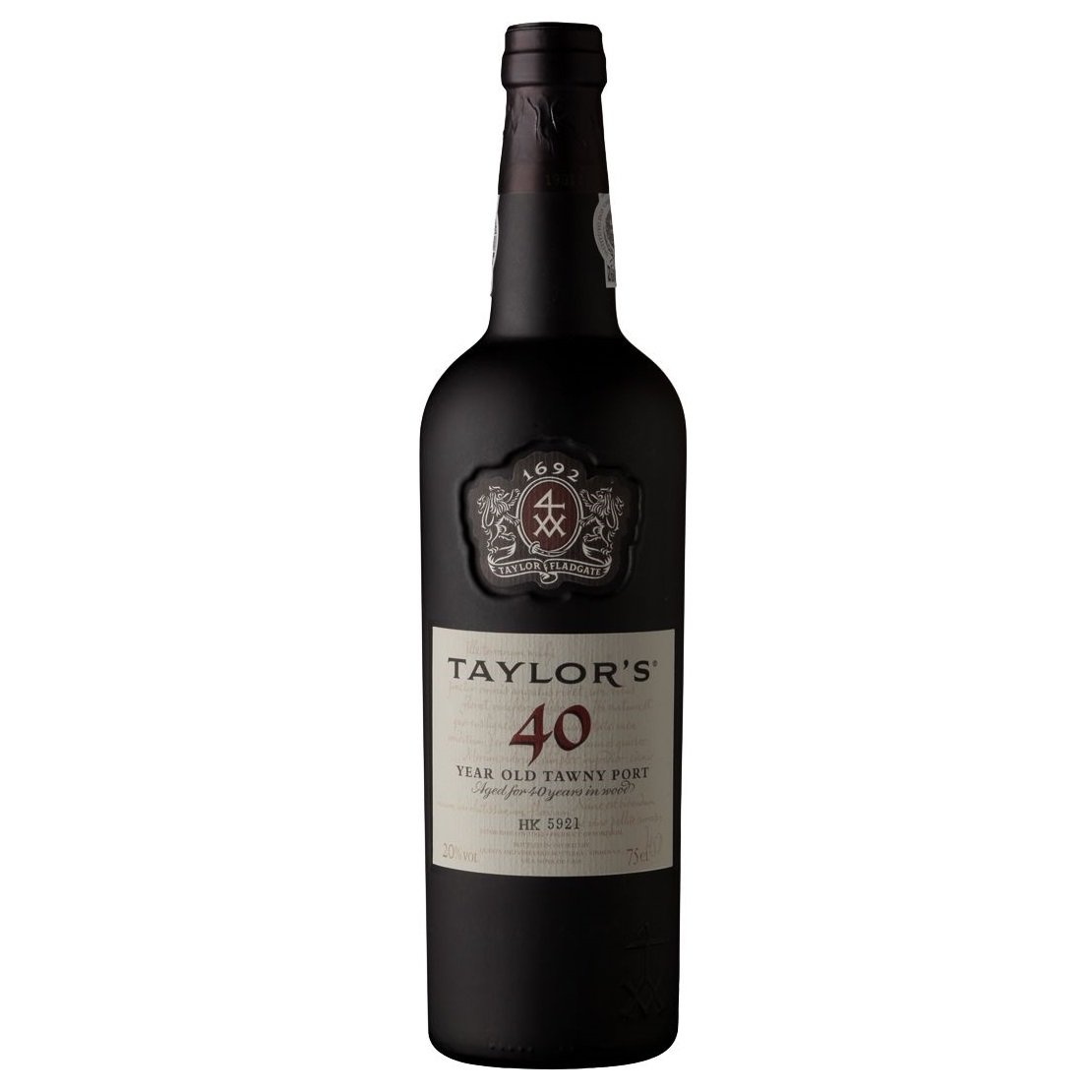 Вино портвейн Taylor's 40 Year Old Tawny, червоне, кріплене, 20%, 0,75 л - фото 1