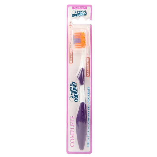 Зубна щітка Pasta Del Capitano Medium фіолетова - фото 1