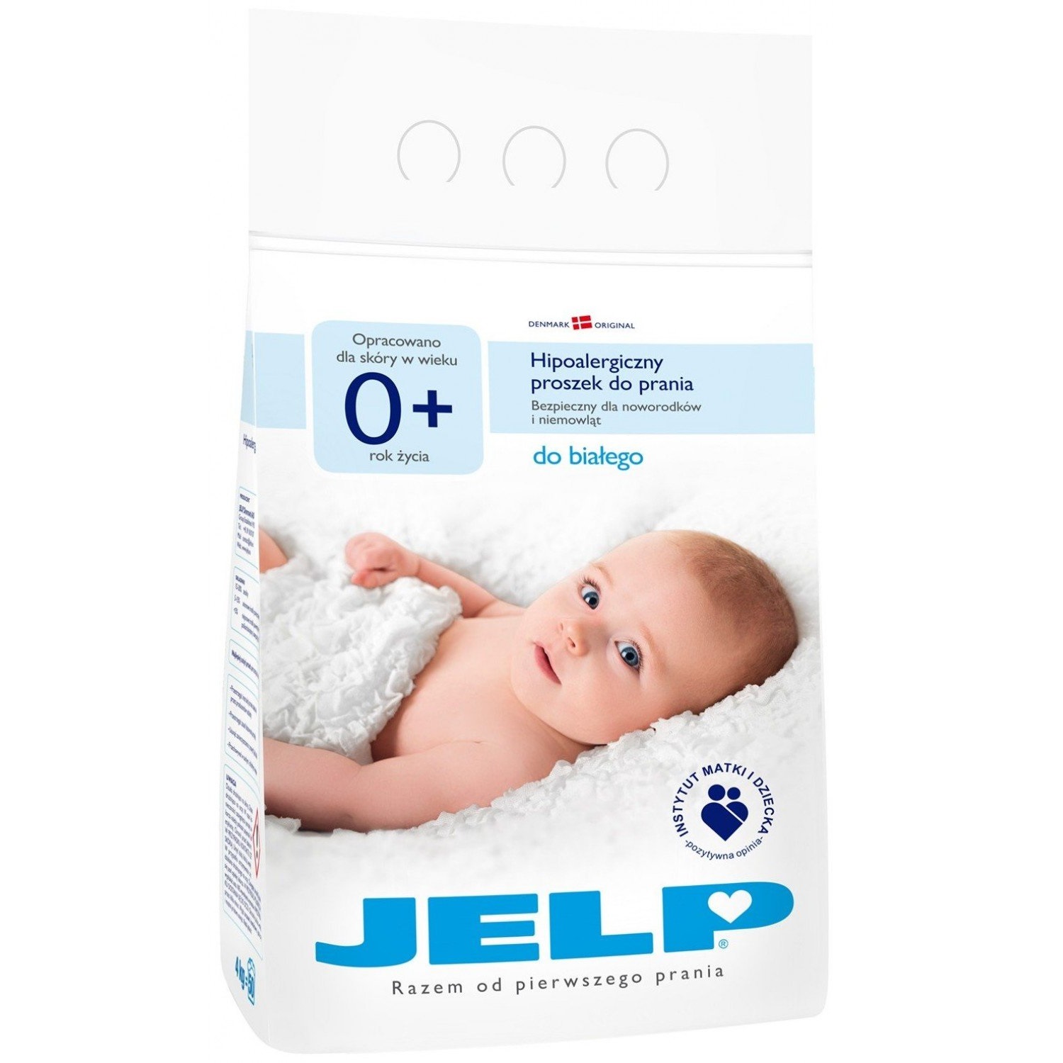 Гіпоалергенний пральний порошок Jelp 0+ для білого, 4 кг (80004) - фото 1