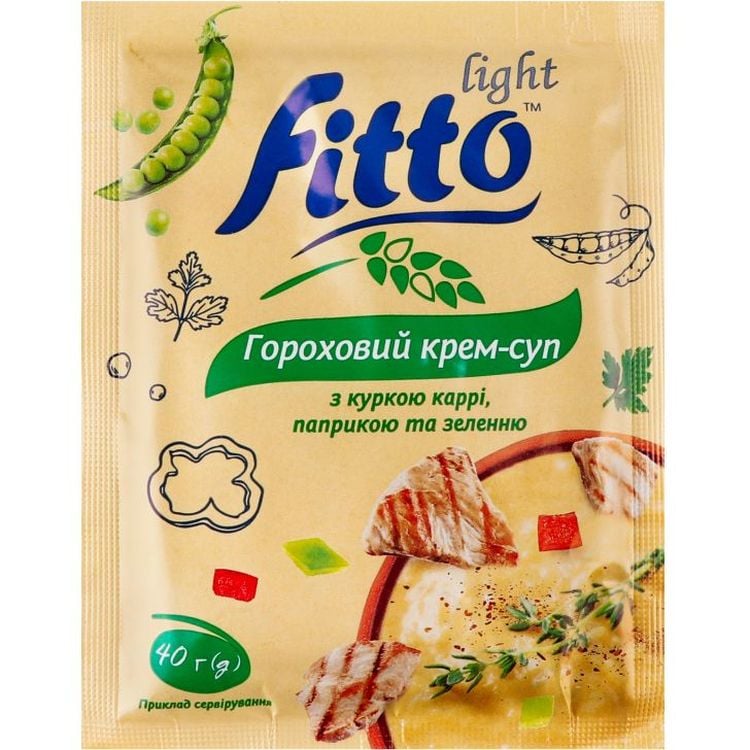 Крем-суп Fitto light Гороховий 40 г (915339) - фото 1