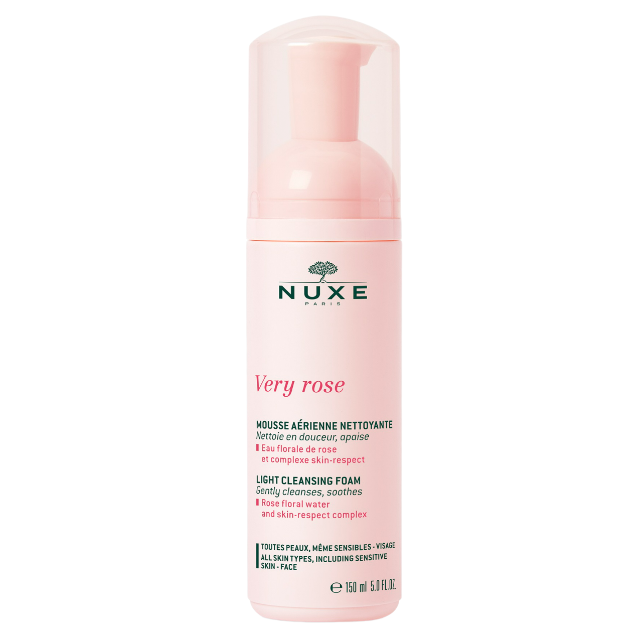 Очищающий мусс Nuxe Very Rose, 150 мл (VN052501) - фото 1