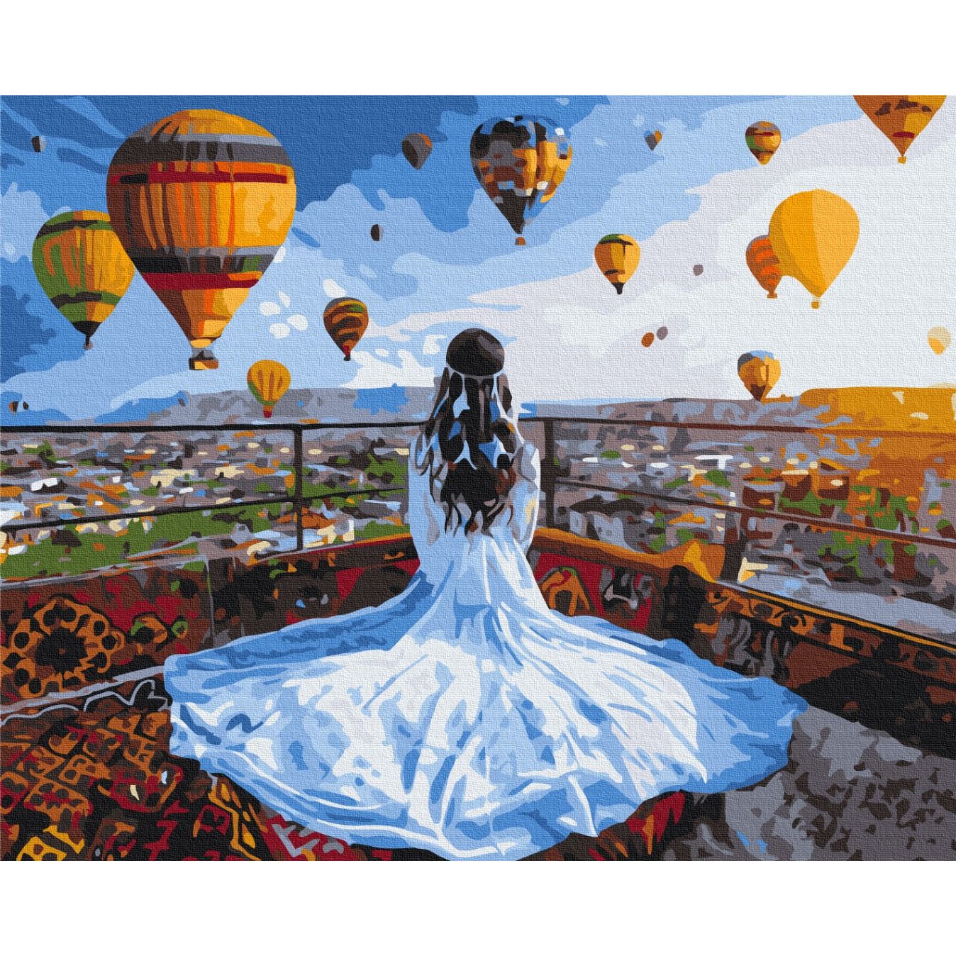 Картина за номерами Мрійниця в Каппадокії Brushme 40x50 см кольорова 000277210 - фото 1