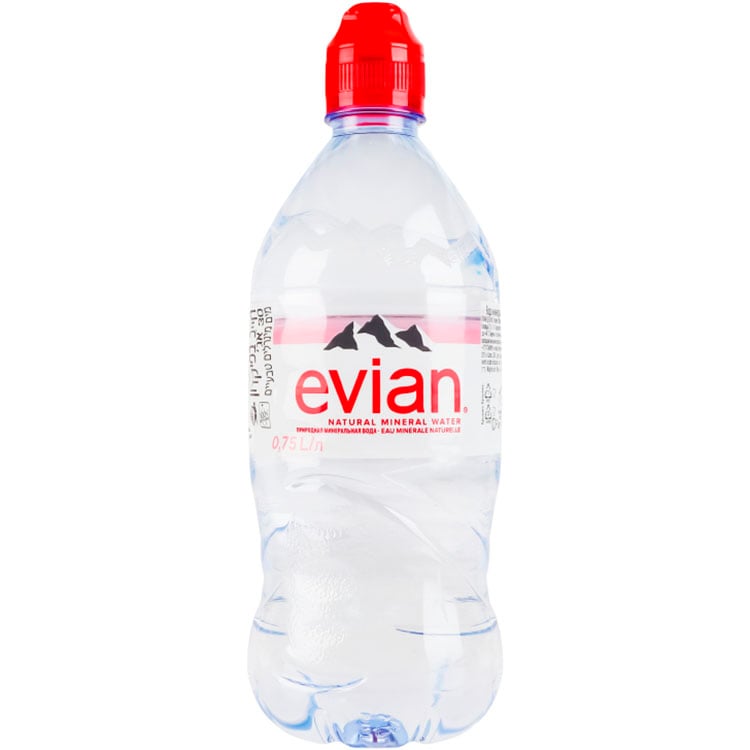 Вода мінеральна Evian негазована спорт 0.75 л (32786) - фото 1