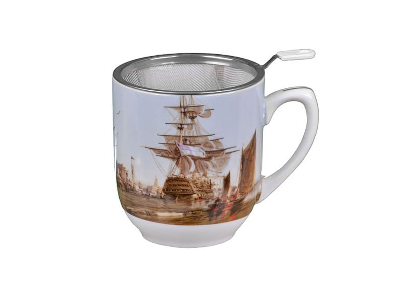 Чашка заварювальна Lefard Корабель, з ложкою, 300 мл (985-037) - фото 2