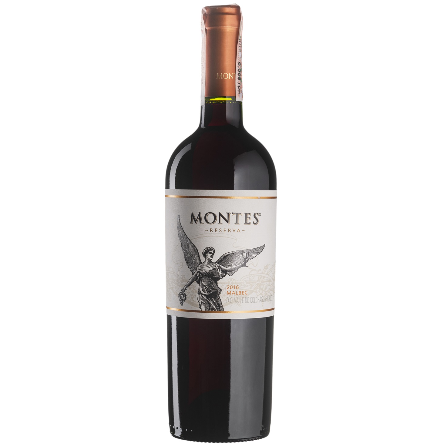 Вино Montes Malbec Reserva, червоне, сухе, 13,5%, 0,75 л (5331) - фото 1