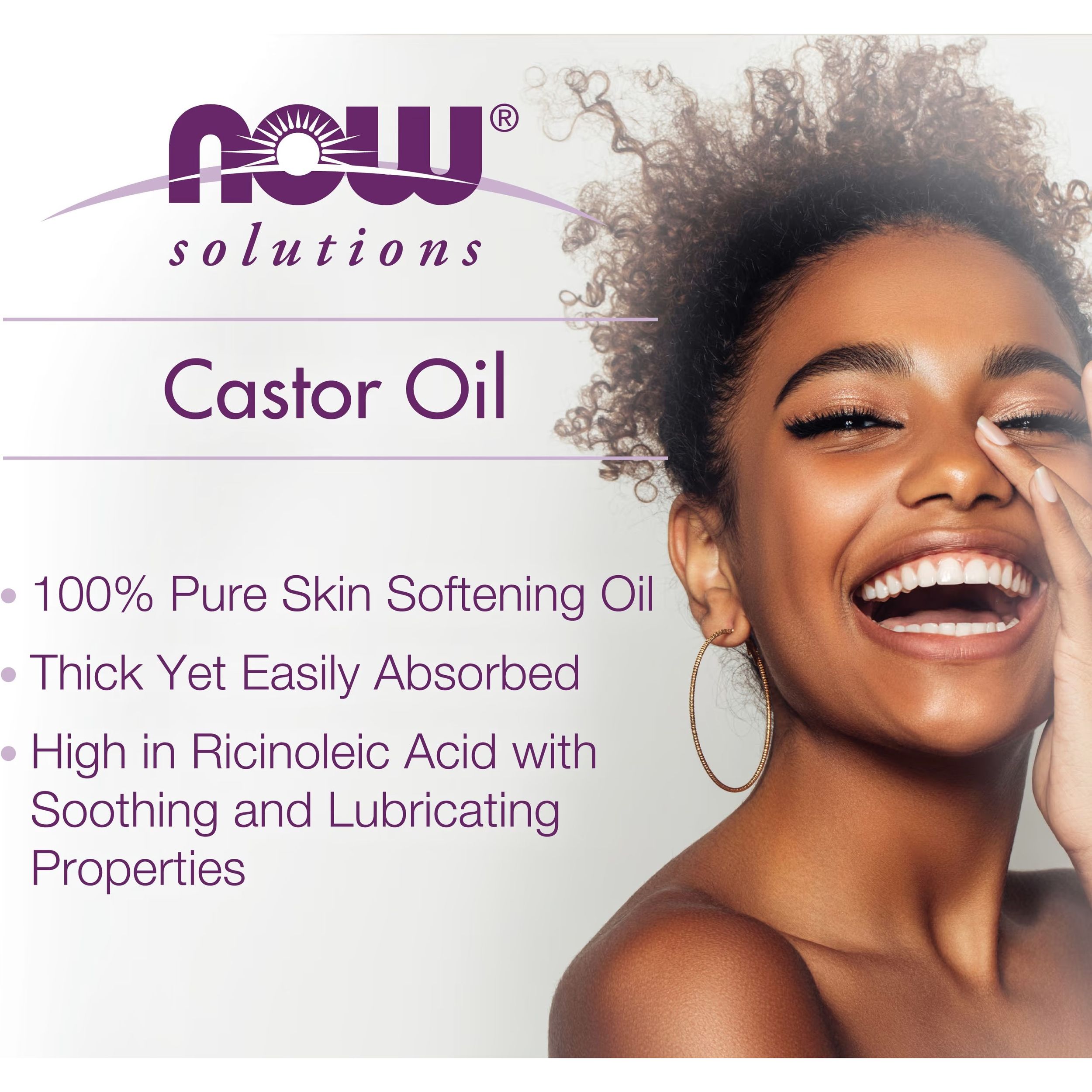 Касторова олія Now Solution Oils Castor Oil 118 мл - фото 3