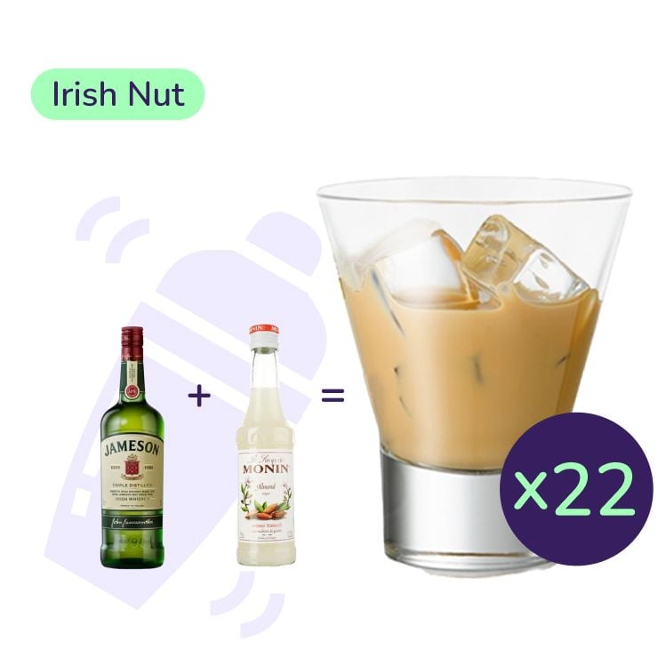 Коктейль Irish Nut (набір інгредієнтів) х22 на основі Jameson - фото 1