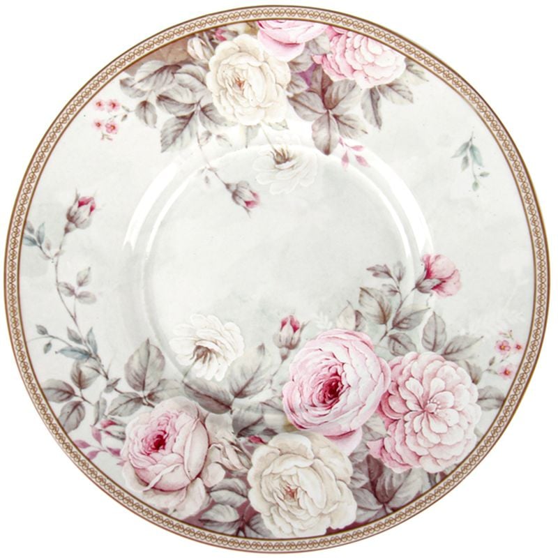 Чайний набір Lefard Англійська троянда 4 предмети рожевий (924-565) - фото 3