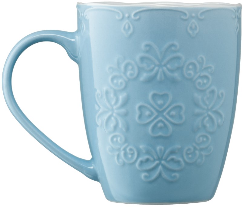 Чашка Ardesto Barocco, 330 мл, блакитний (AR3458BL) - фото 3