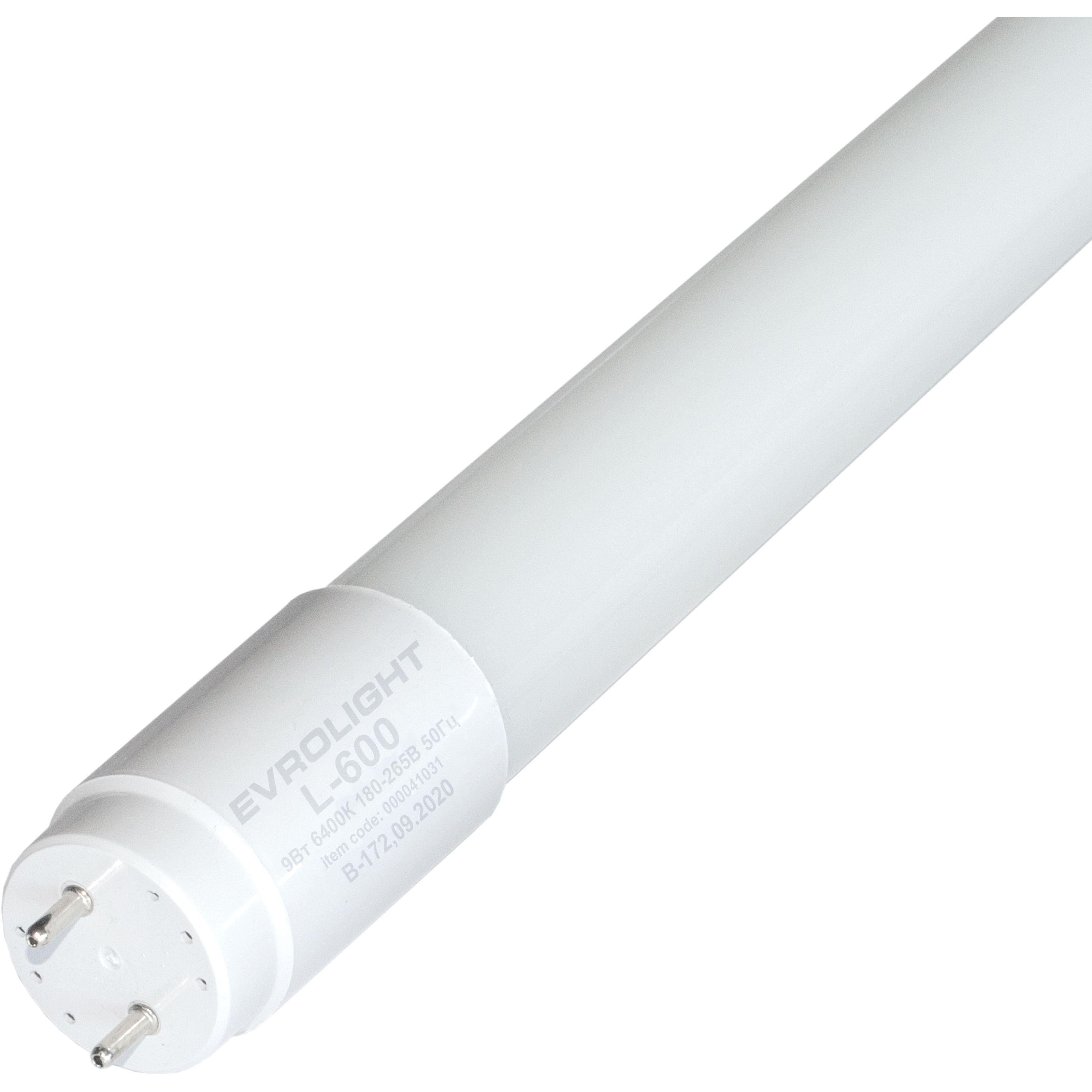 Лампа Evrolight L-600 6400K LED 9 Вт трубчатая (41031) - фото 2