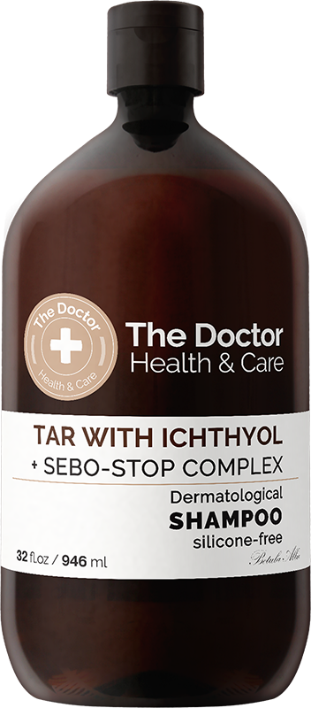 Шампунь The Doctor Health&Care Tar With Ichthyol + Sebo-Stop Complex Shampoo, 946 мл - фото 1