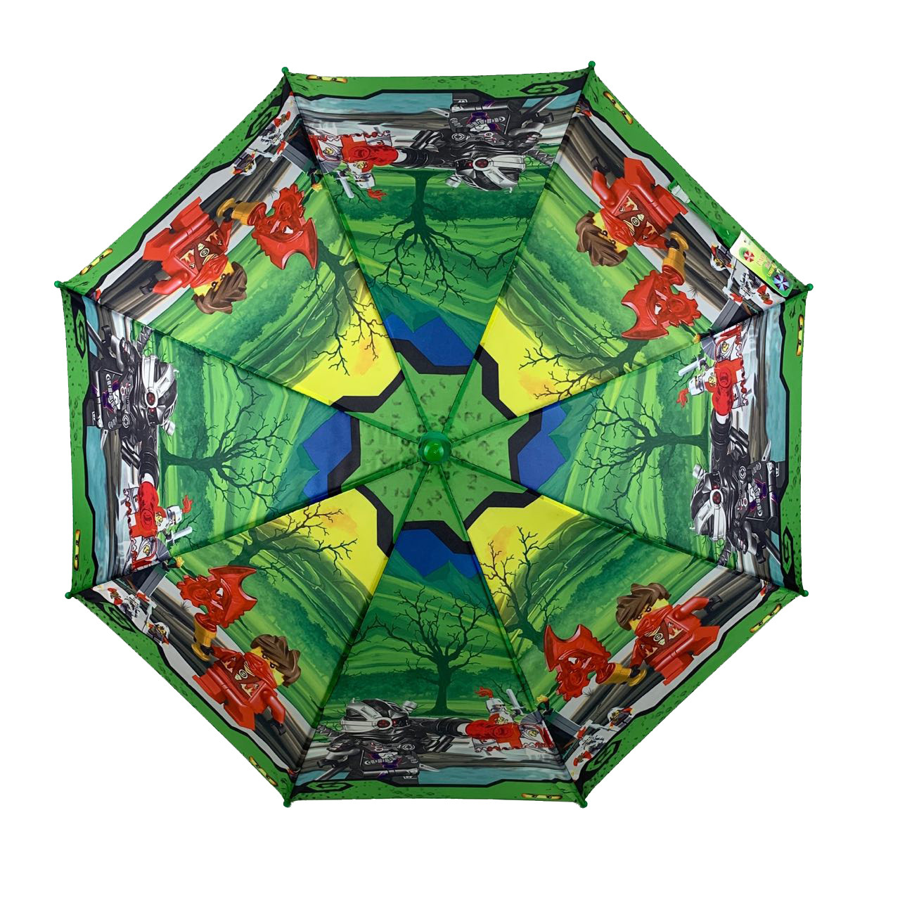 Дитяча парасолька-палиця напівавтомат Max 84 см різнобарвна - фото 2