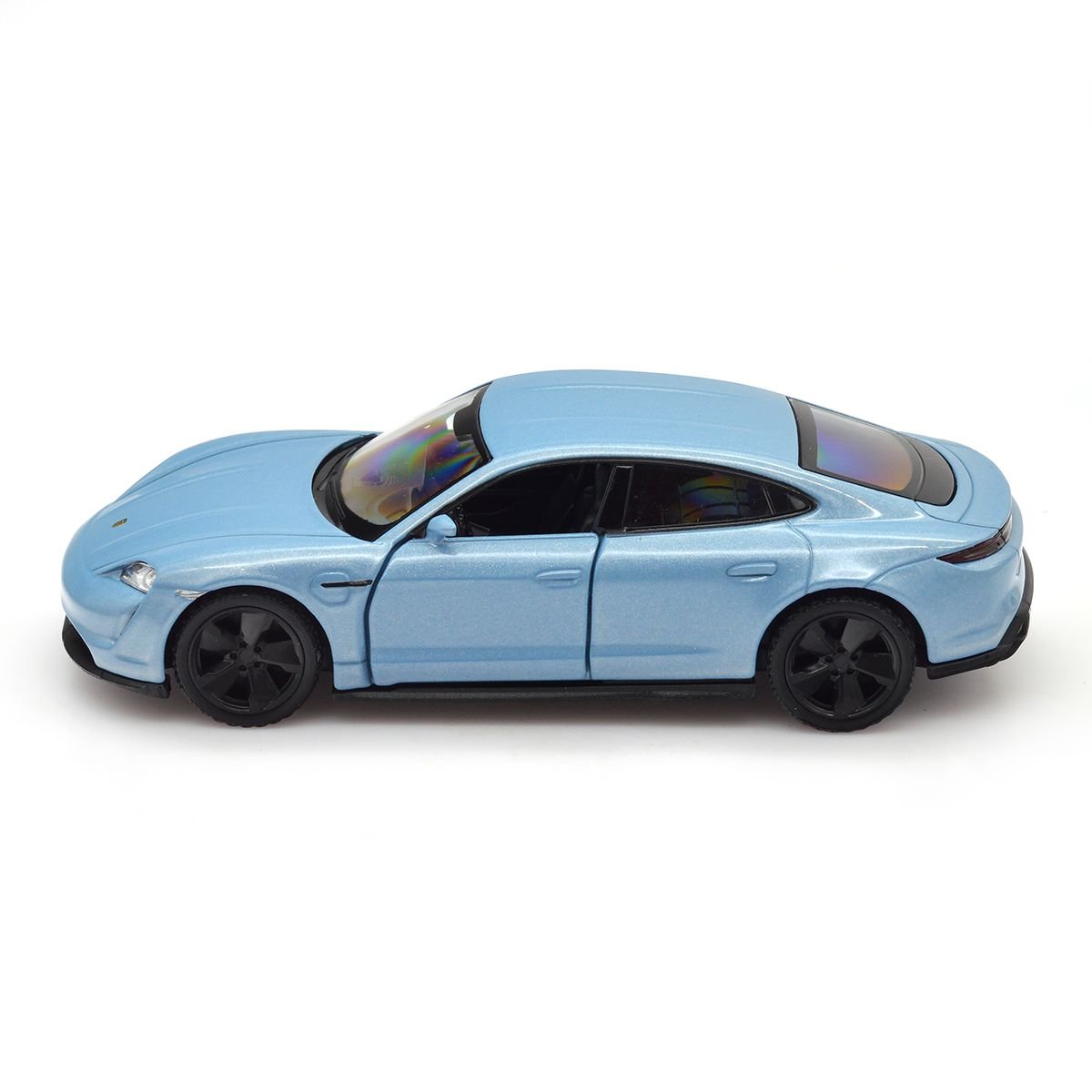 Автомодель TechnoDrive Porsche Taycan Turbo S, 1:32, синяя (250335U) - фото 2