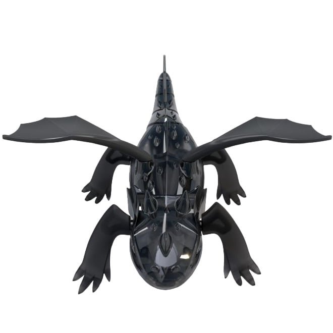 Нано-робот Hexbug Dragon Single на ІЧ-управлінні, чорний (409-6847_black) - фото 1