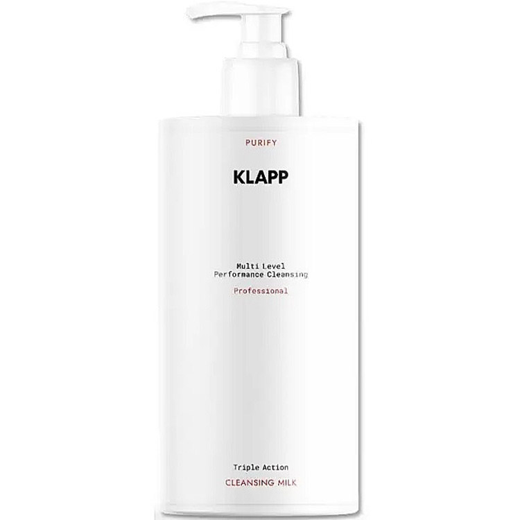 Очищающее молочко для лица Klapp Triple Action Cleansing Milk 500 мл - фото 1