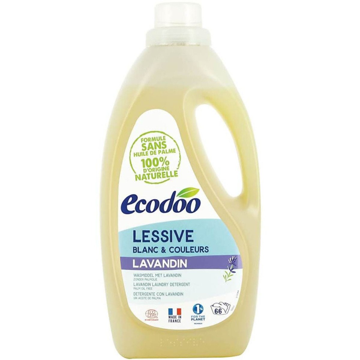 Органическое жидкое средство для стирки Ecodoo Лаванда 2 л - фото 1