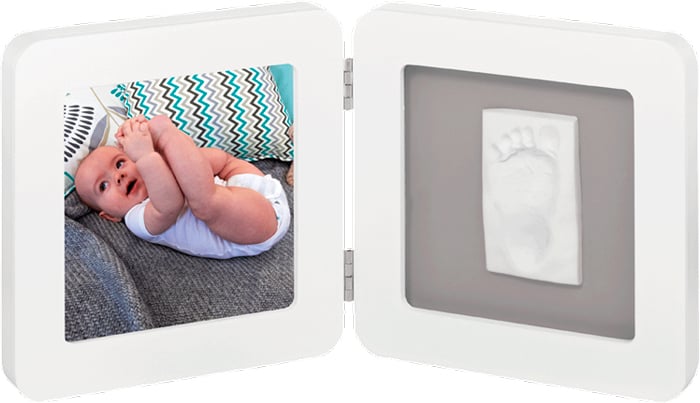 Двойная рамка Baby Art, белая с многоцветными подложками и отпечатком (3601097100) - фото 4
