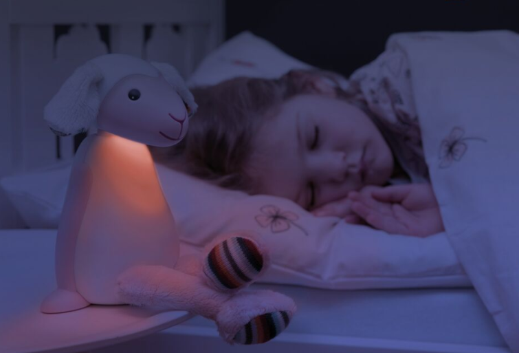 Светильник для чтения с автоматическим отключением Zazu Барашек Фин, розовый - фото 6