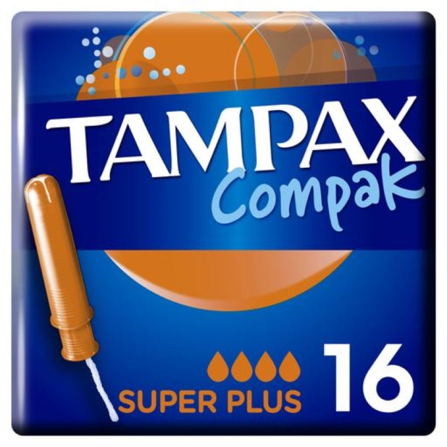Тампони Tampax Compak Super Plus Duo, 16 шт. - фото 1