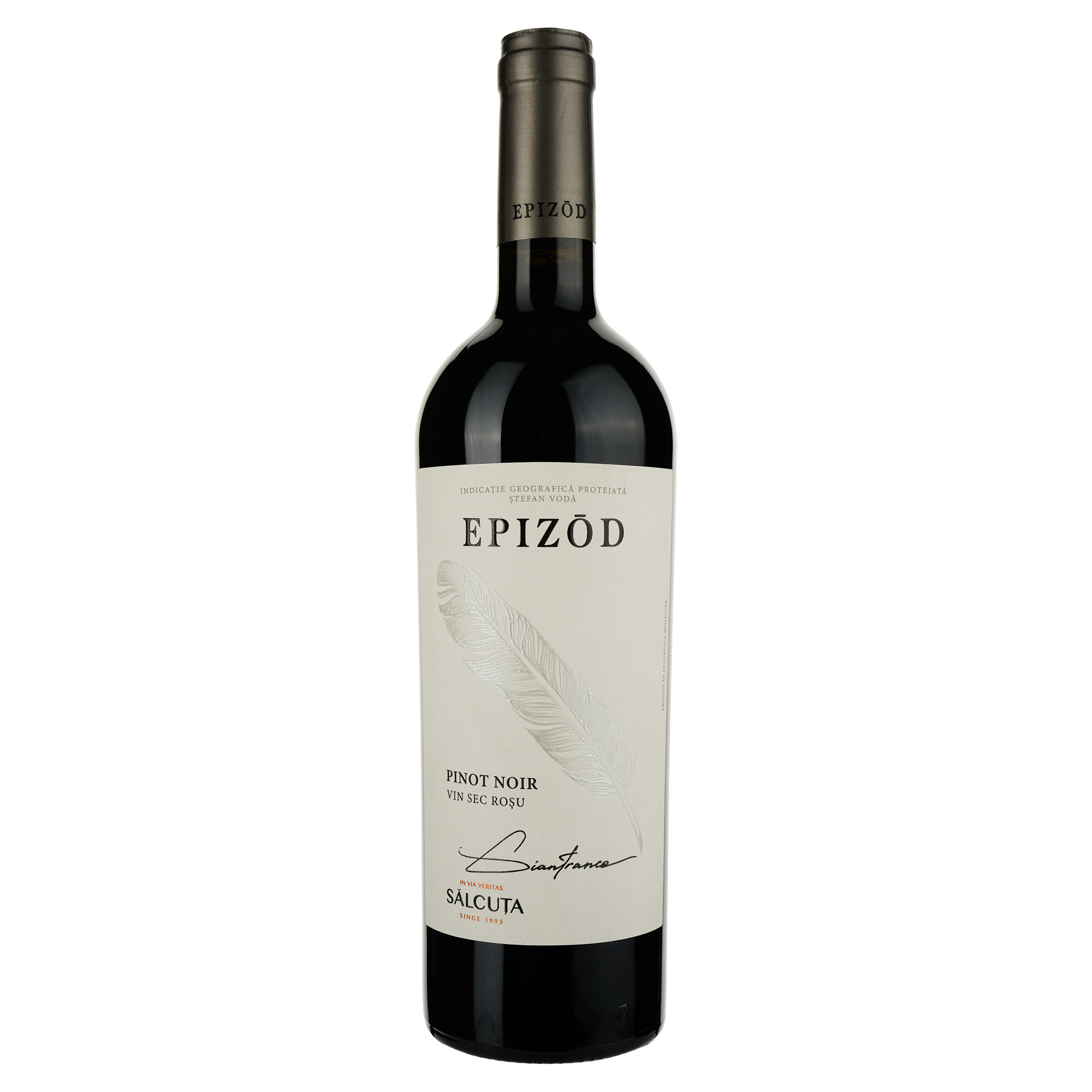 Вино Salcuta Epizod Pinot Noir, червоне, сухе, 0,75 л - фото 1