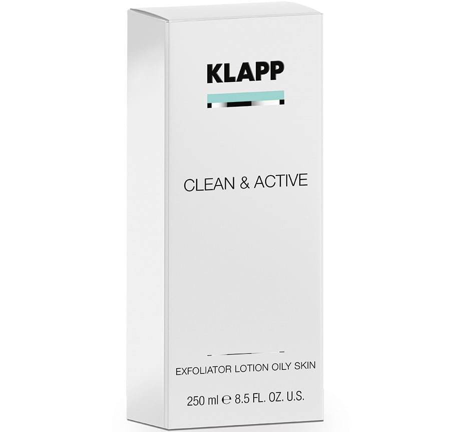 Эксфолиатор Klapp Clean & Active Exfoliator Oily Skin для жирной кожи лица, 250 мл - фото 2