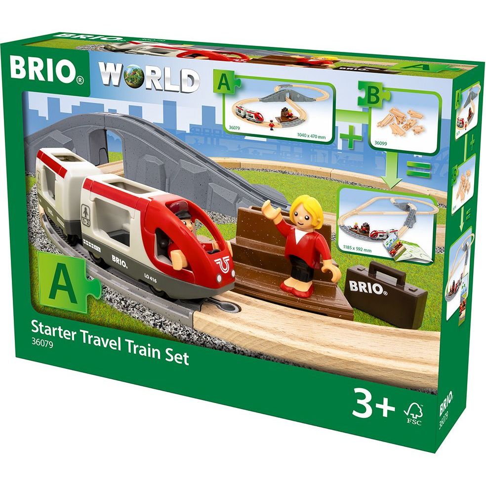Детская железная дорога Brio Стартовый набор (36079) - фото 1