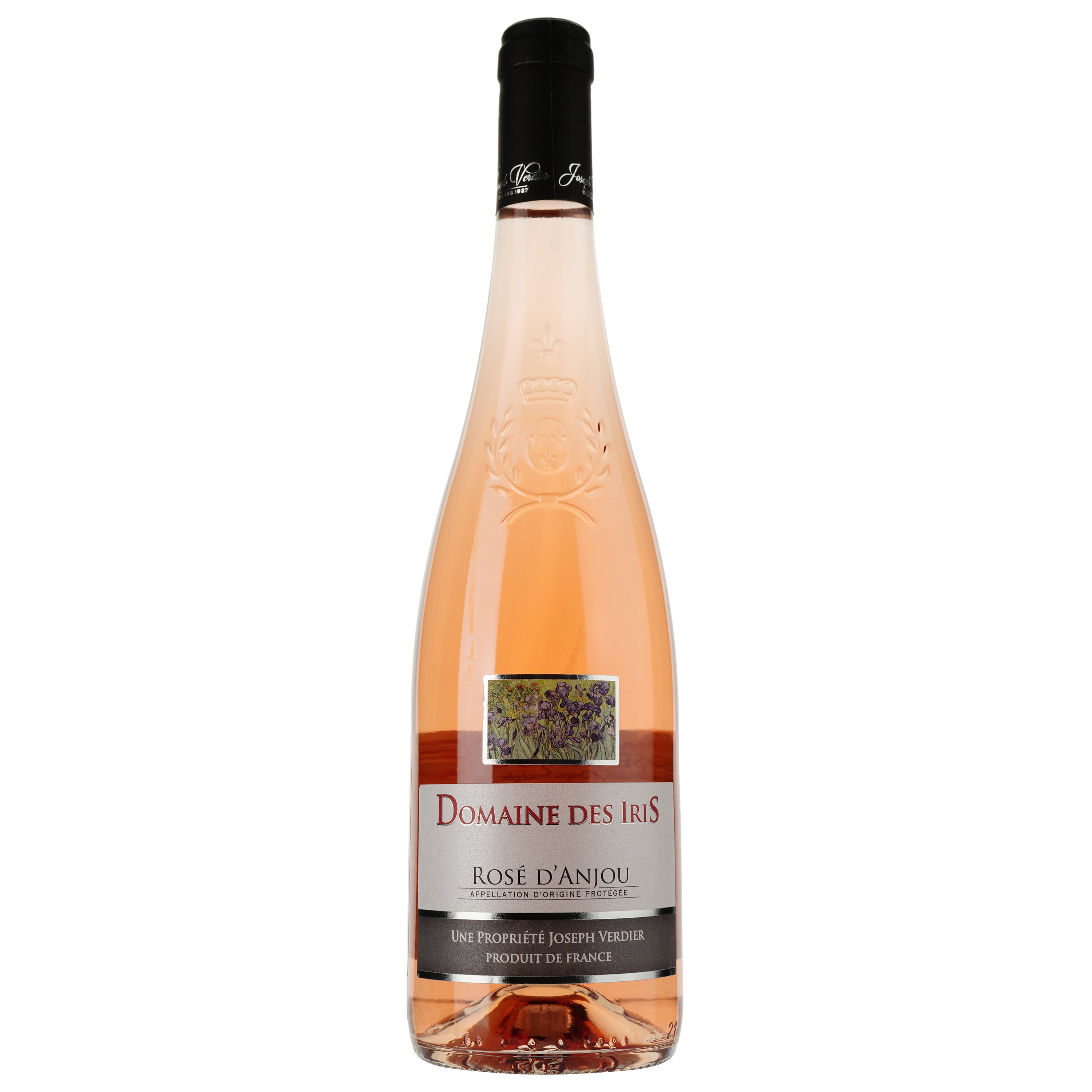 Вино Domaine des Iris Rose D'Anjou AOP, рожеве, напівсухе, 0,75 л - фото 1