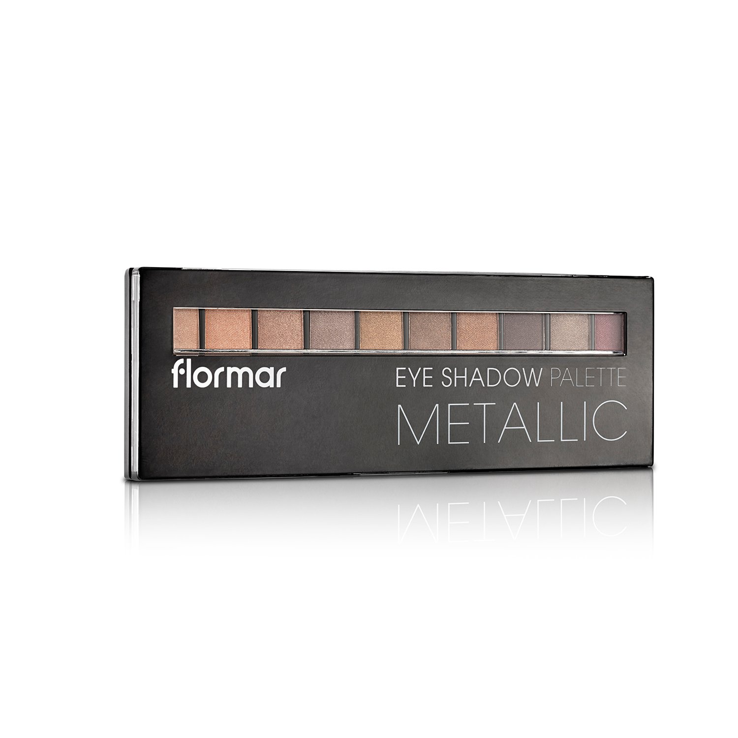 Палетка тіней для повік Flormar Eye Shadow Palette, відтінок 04 (Metallic), 10 г (8000019545168) - фото 4