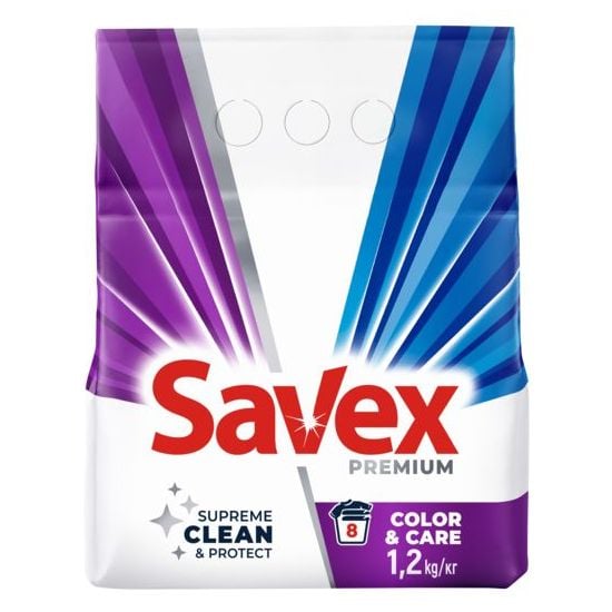 Пральний порошок Savex Color & Care, 1,2 кг (70626) - фото 1