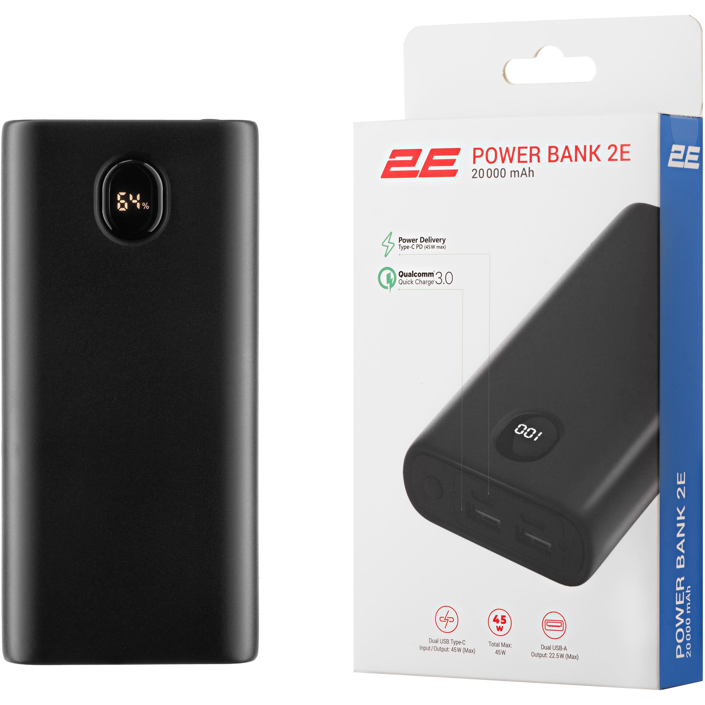 Портативное зарядное устройство 2E Power Bank 20000 мАч (2E-PB2011-BLACK) - фото 8