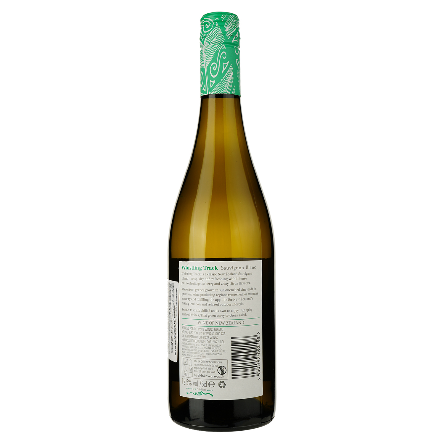 Вино Whistling Track Sauvignon Blanc, белое, сухое, 0,75 л - фото 2