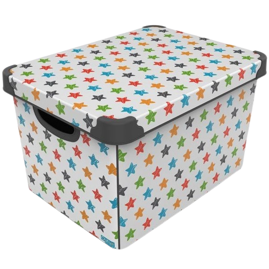 Коробка Qutu Style Box Colored stars, 20 л (STYLE BOX с/к COLORED STARS 20л.) - фото 1