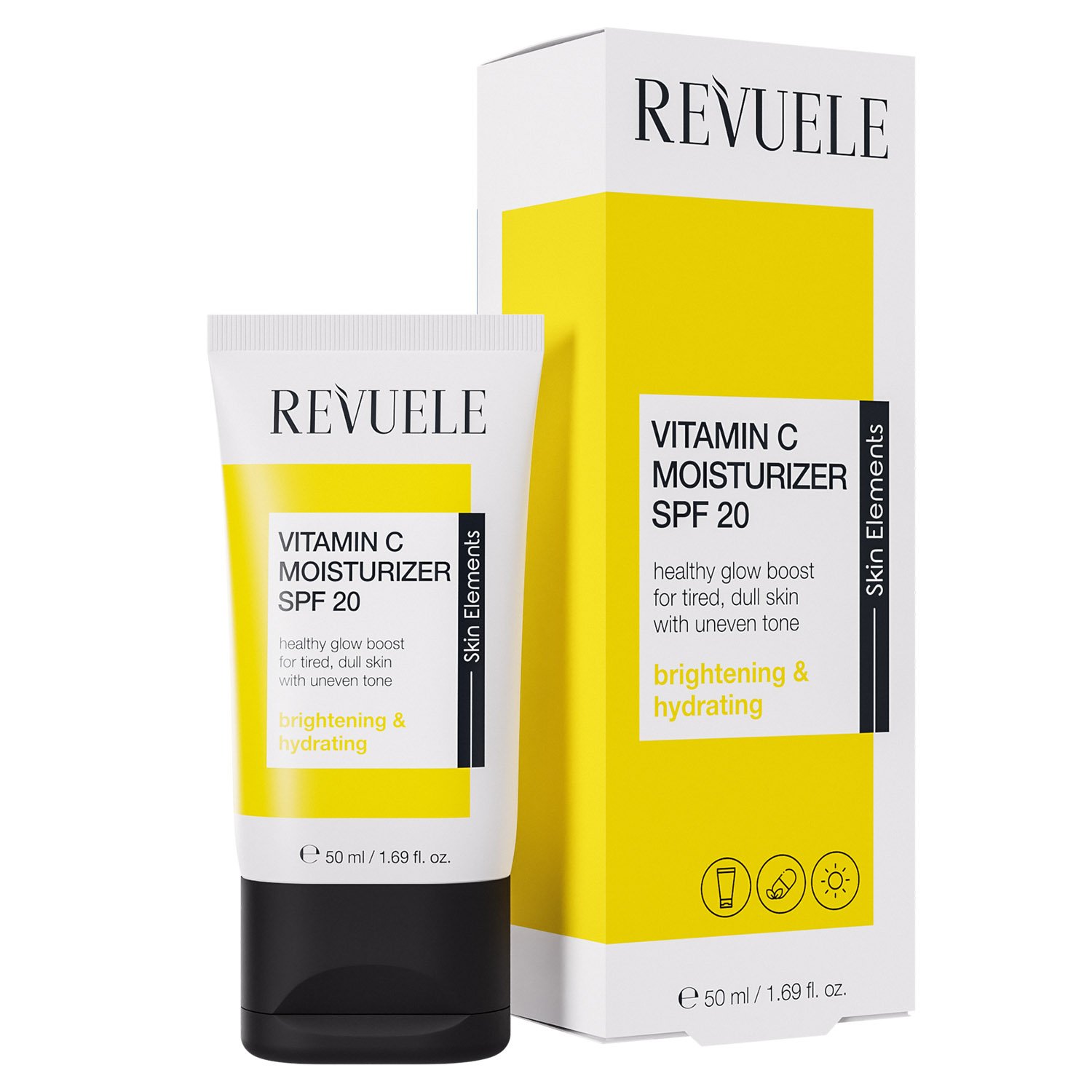 Крем для обличчя Revuele Vitamin C, зволожуючий, SPF20, 50 мл - фото 1