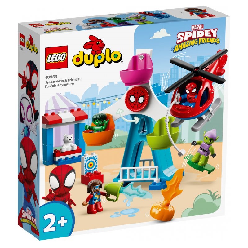 Конструктор LEGO DUPLO Человек-паук и друзья, приключения на ярмарке, 41 деталь (10963) - фото 2
